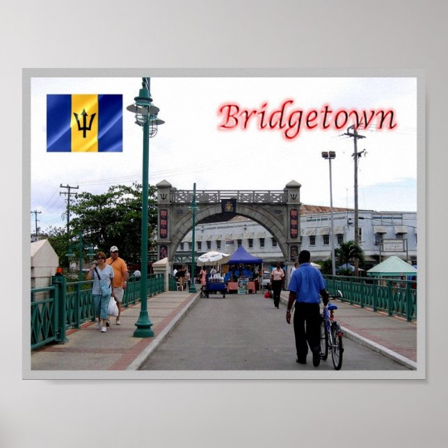 Poster Bridgetown - Barbade - (Devant)