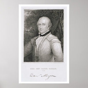 Poster Brigadier-général Daniel Morgan (1736-1802) engrav
