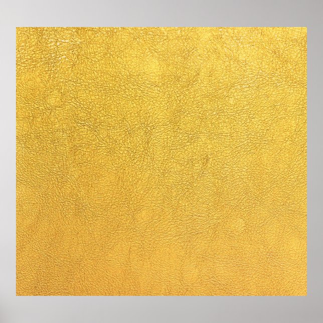 Poster Bright Gold Leather : Arrière - plan texturé (Devant)