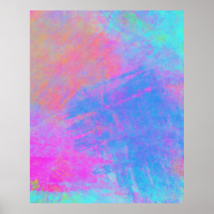 Poster Bright Multicolor Splashes