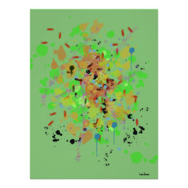 Poster brillant acrylique Splaty