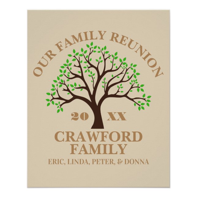 Poster brillant de la Réunion familiale personnali (Devant)