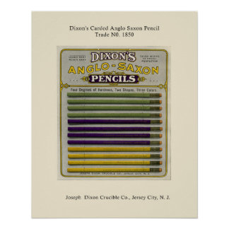 Poster brillant emballage boîte à crayon