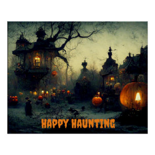 Poster brillant Halloween