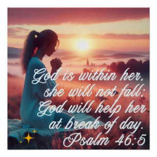 Poster brillant "Inspirer la foi"