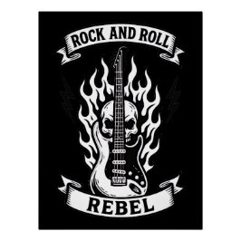 Poster brillant Music Rock and Roll