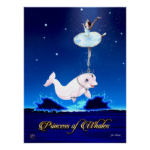 Poster brillant Princesse des Baleines Ballet glor