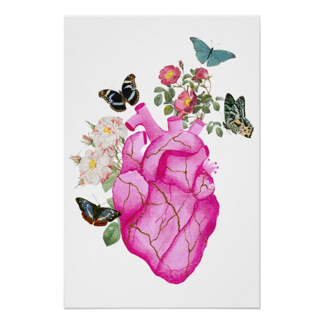 Póster brillante - Kintsugi Heart Poster (Vorderseite)