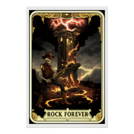 Poster Brilliant Poster, Rock Music Forever