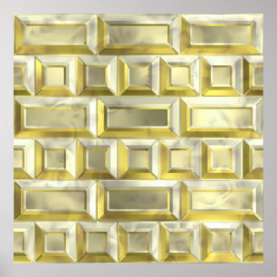 Poster Brique d'or