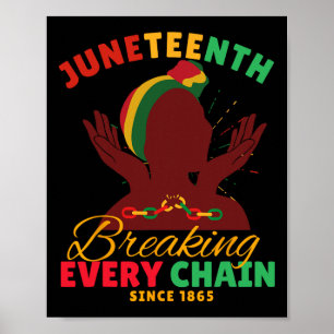 Poster Brise chaque chaîne depuis 1865 femmes hommes June