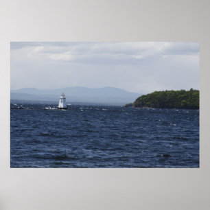 Poster Brise-lames de Champlain de lac