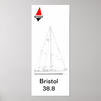 Poster Bristol 38,8 Sloop