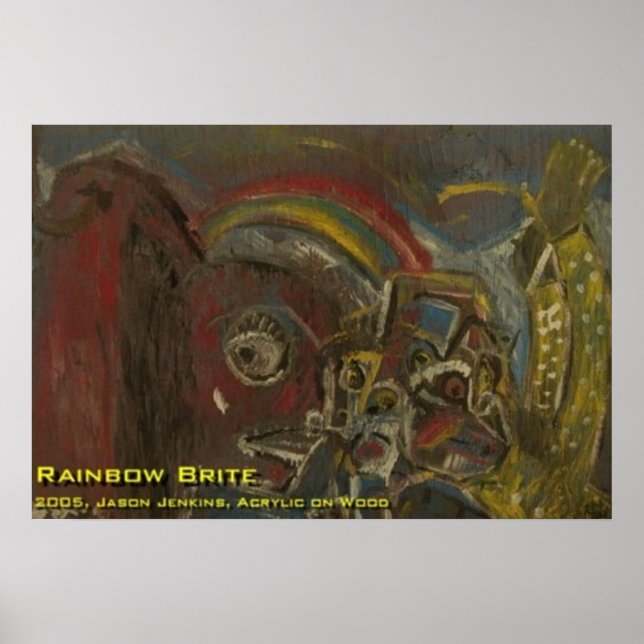 Poster Brite arc-en-ciel (Devant)