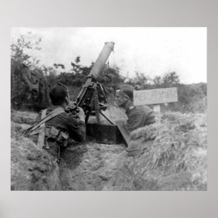 Poster British AA Gun
