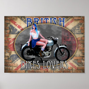 Poster british bike lovers