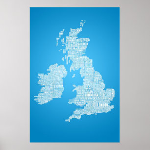 Poster British Isles est le mot