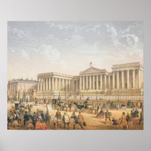 Poster British Museum, vers 1862 (litho couleur)