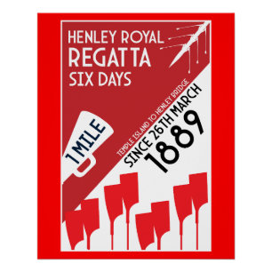 Poster British River Thames Regatta