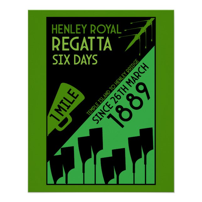 Poster British River Thames Regatta (Devant)