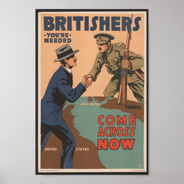 Poster Britishers Vous avez besoin d'une propagande de la (Devant)