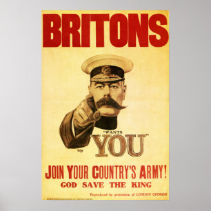 Poster Britons vous veut, Lord kitchener