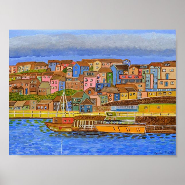 Poster Brixham2 Devon (Devant)