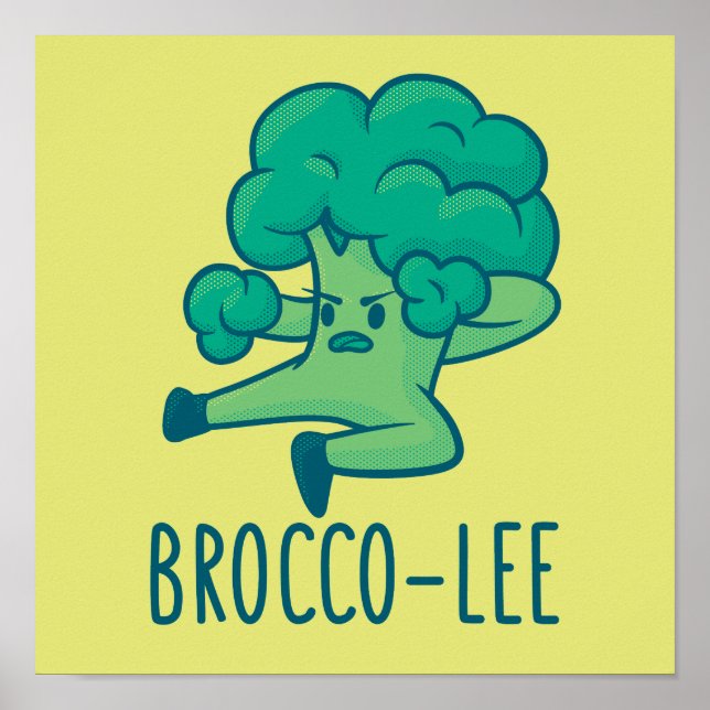 Poster Broccoli Brocco-Lee (Devant)