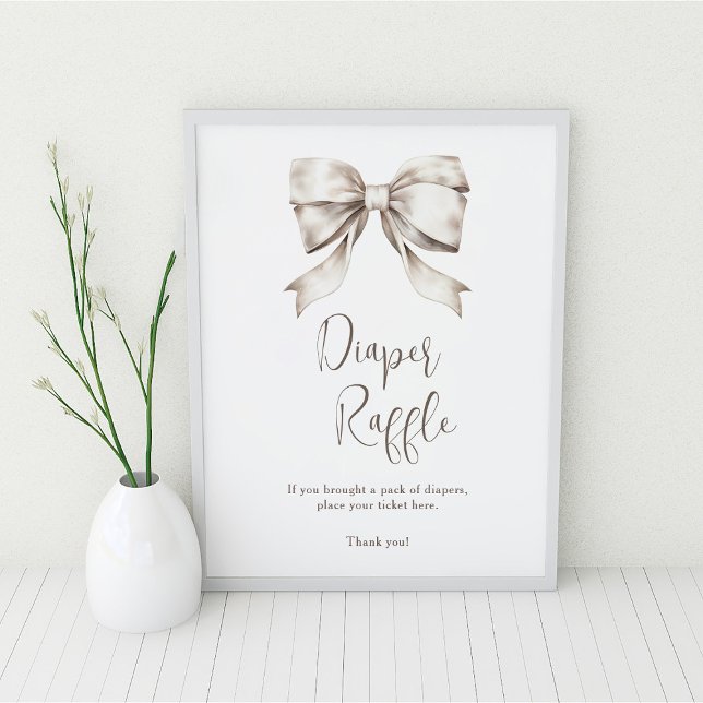 Poster Brochure blanche Vintage de couches (Créateur téléchargé)