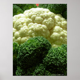 Poster Brocoli et chou-fleur