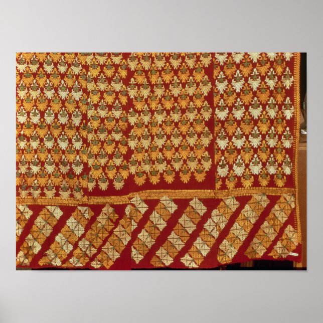 Poster Broderie indienne de Phulkeri (Devant)