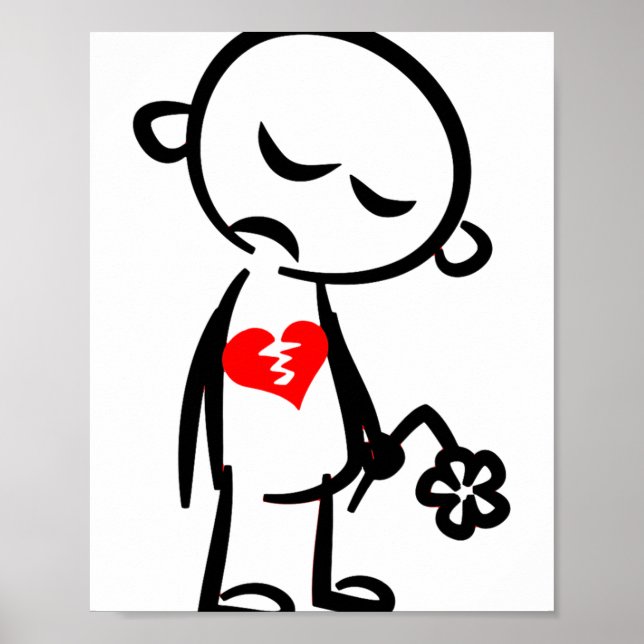 Poster Broken Heart Valentine  (Devant)