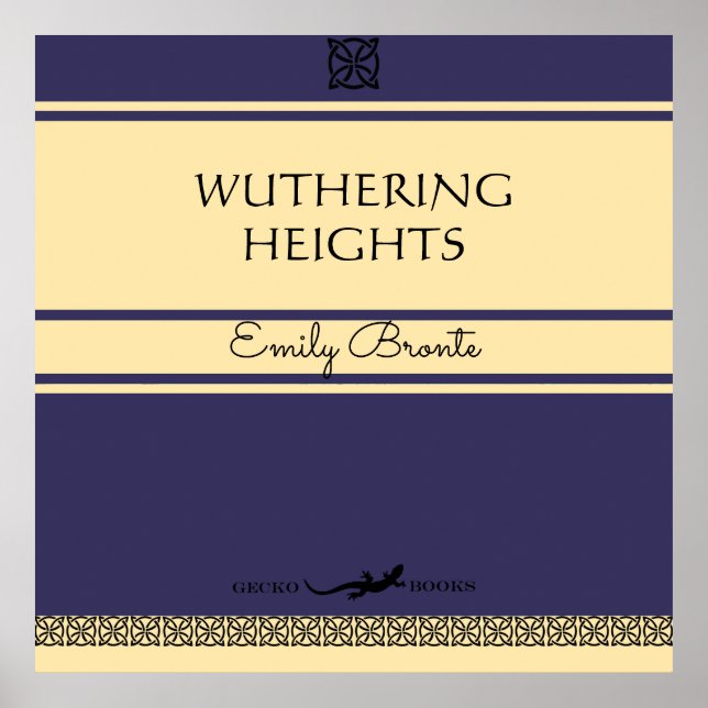 Poster Bronte Soeurs Retro Style Wall Art (Devant)