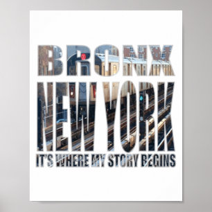 Poster Bronx New York où mon histoire commence