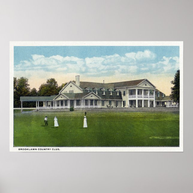 Poster Brooklawn Country Club Femmes de golf (Devant)