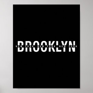 Poster Brooklyn New York Tee - shirts, Brooklyn Nyc Gr