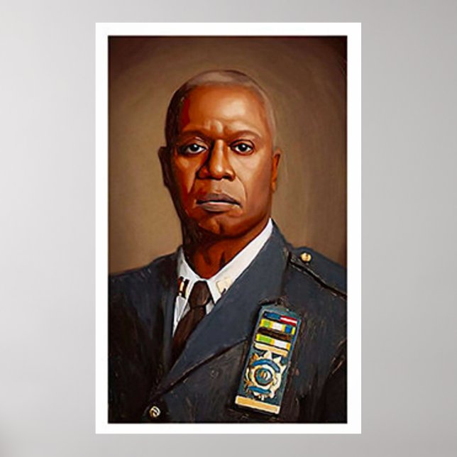 Poster Brooklyn Nine Raymond Holt Portrait Imprimer (Devant)