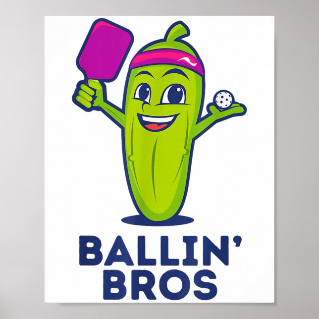 Poster Bros De Pickle Ballin - Cadeaux Amis, Frères Ou (Devant)