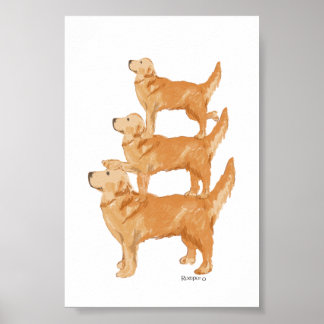 Poster Bros de recherche d'or