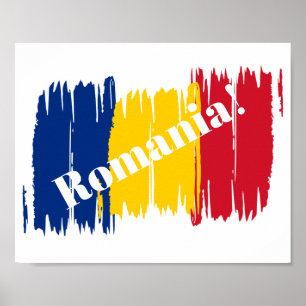 Poster Brosse artistique Roumanie