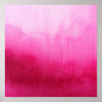 Brosses à peinture d'aquarelle fuchsia moderne