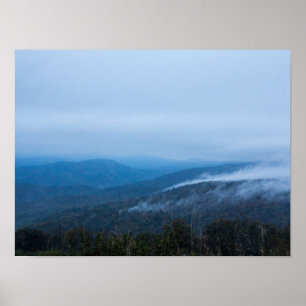 Poster Brouillard dans le parc national de Shenandoah, Vi
