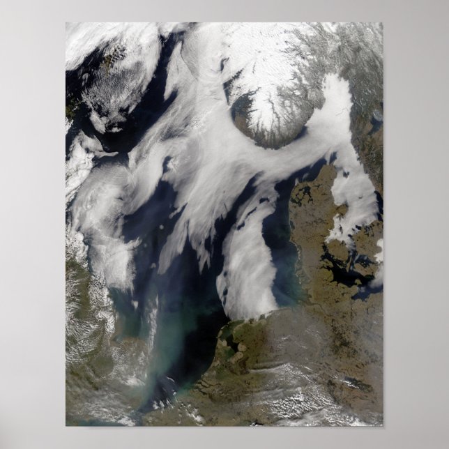 Poster Brouillard en mer du Nord (Devant)