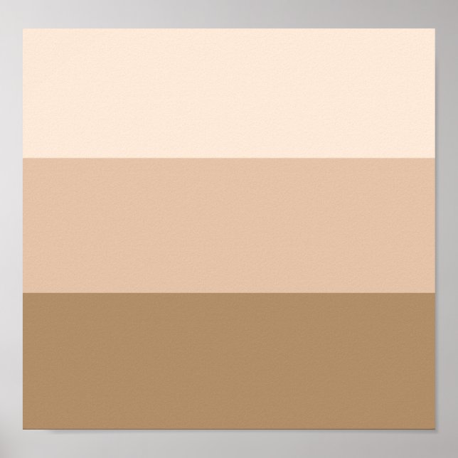 Poster Brown Ombre strié (Devant)