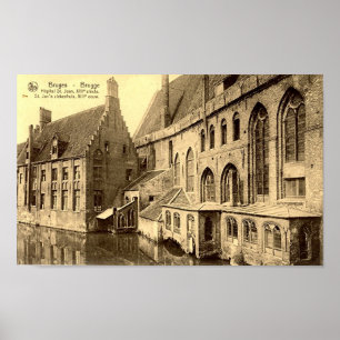 Poster Bruges - Hôpital St Jean