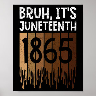 Poster Bruh Son 18 Juillet 1865 Journée de la Liberté Mel