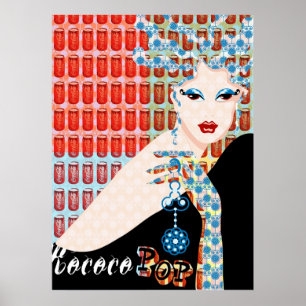Poster bruit de rococos vivant
