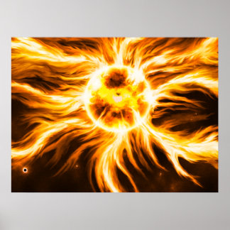 Poster Brûlage depuis l'intérieur