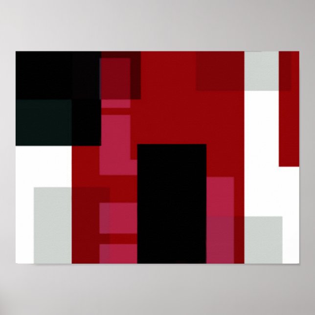 Poster Brûleur couleur Art Abstrait (Devant)