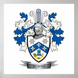 Poster Brûlure de la famille Armoiries
